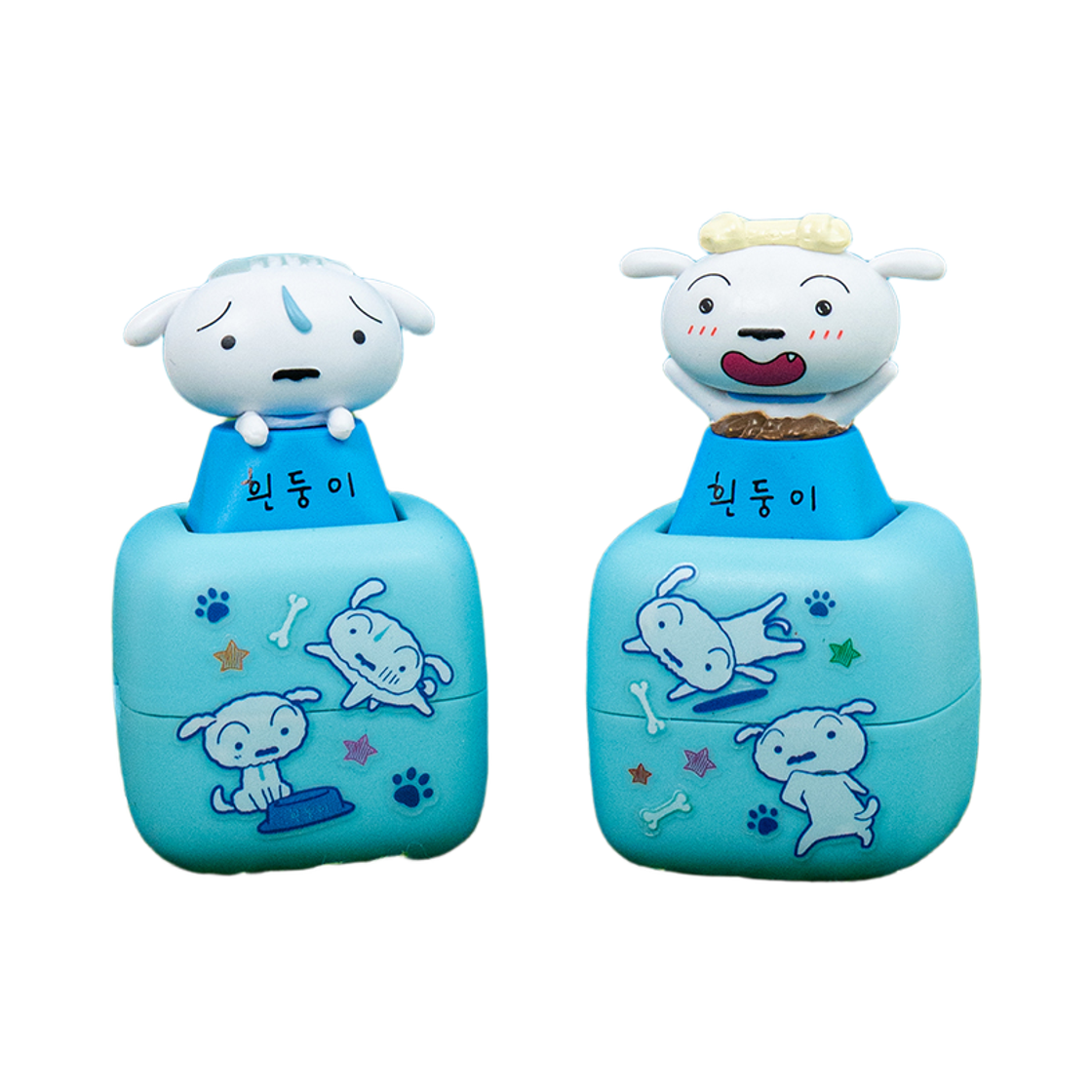 애니모어 짱구는못말려 짱구는못말려 흰둥이 키캡 키링(낑낑)(Animore Crayon Shinchan Shiro Keycap Keyring(Groan))