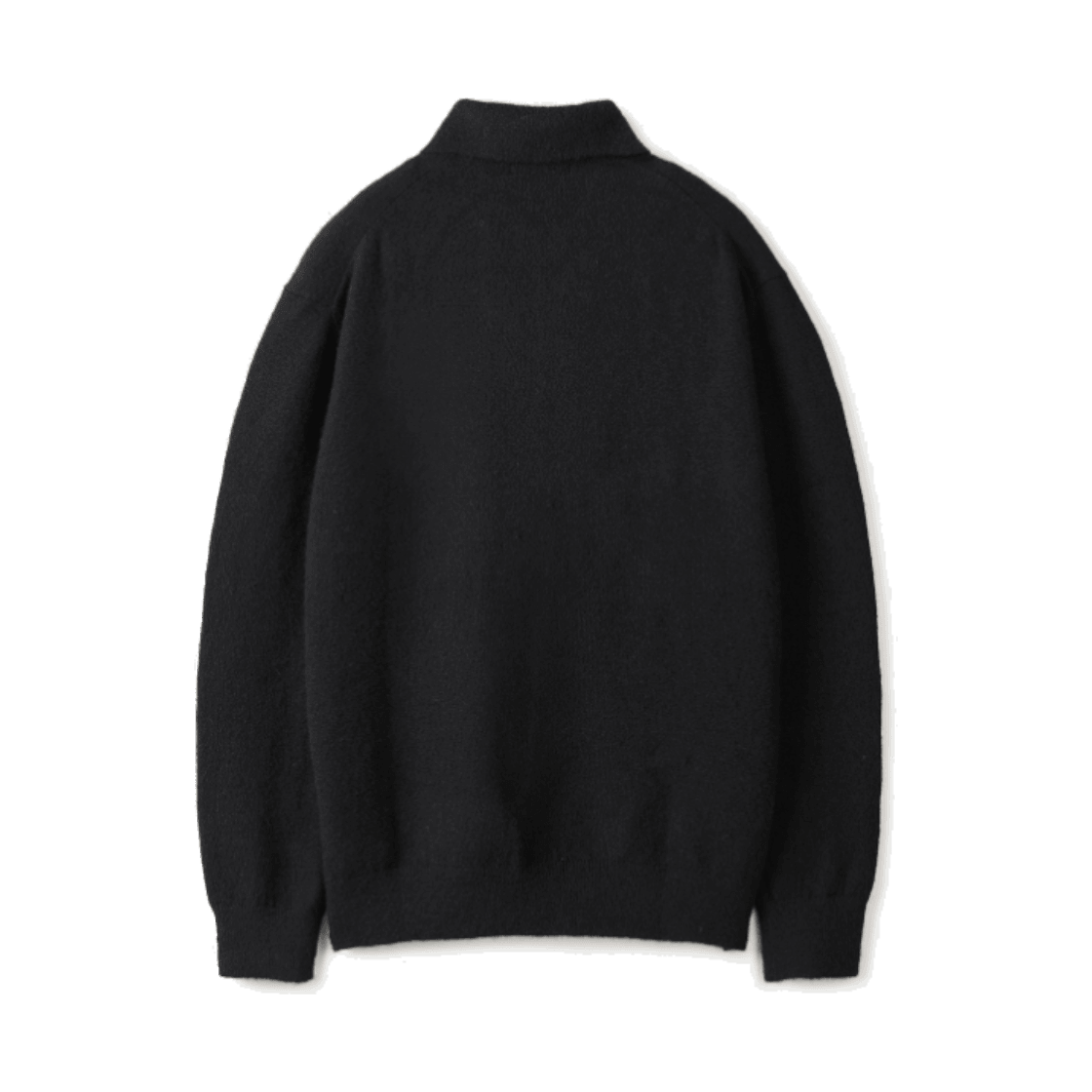 24/7시리즈 폴로 칼라 모헤어 니트 블랙(24/7 series Polo Collar Mohair Knit Black) - 2