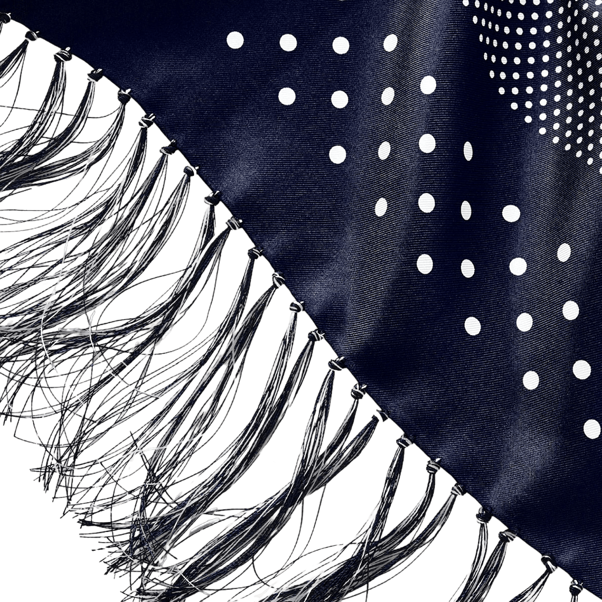 포스트 오버롤즈 1993 스카프 네이비 화이트 - 26FW(Post O'Alls 1993 Scarf Navy White - 26FW) - 4