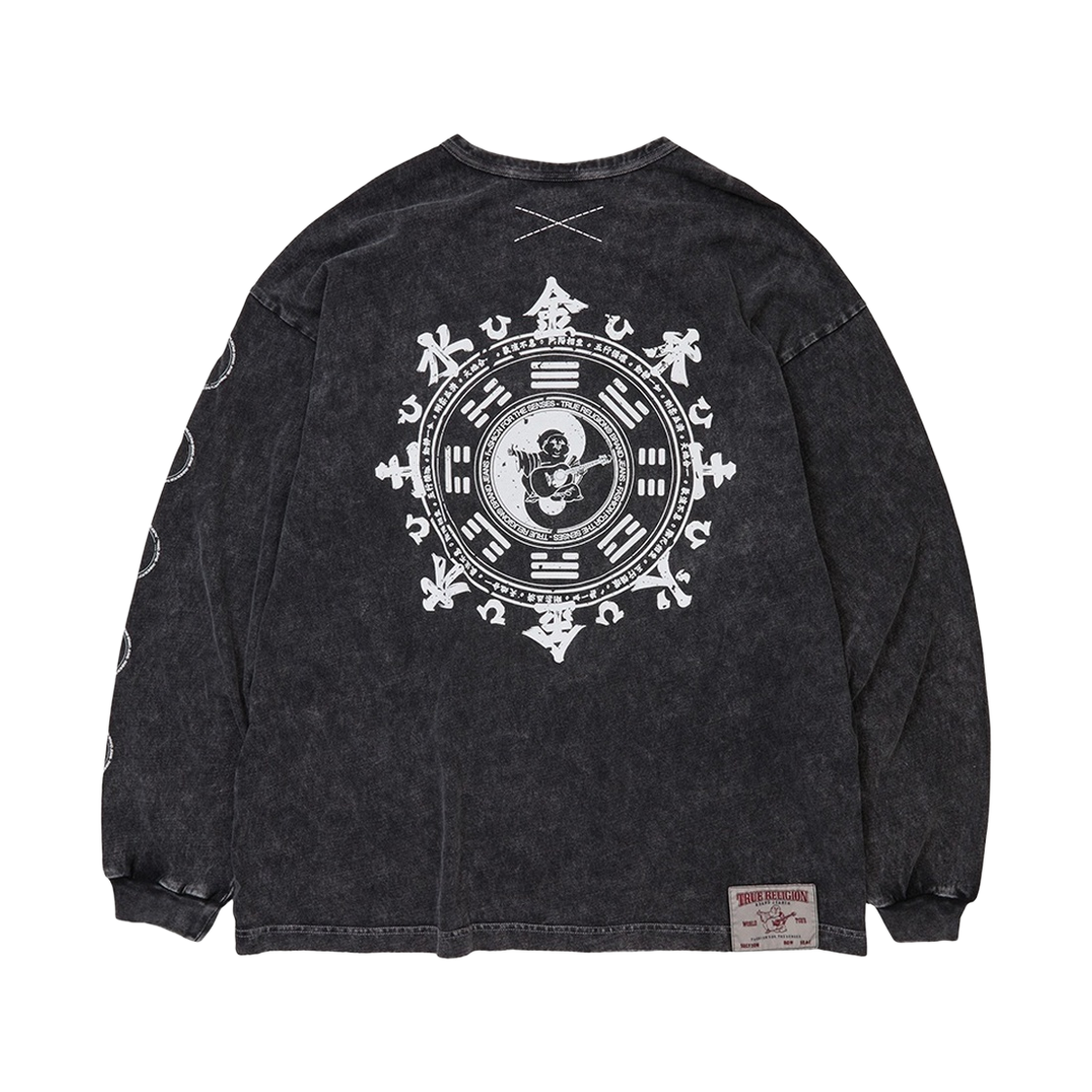 트루릴리젼 팔괘 워시드 롱슬리브 - 블랙(True Religion Bagua Washed Long Sleeve - Black) - 2