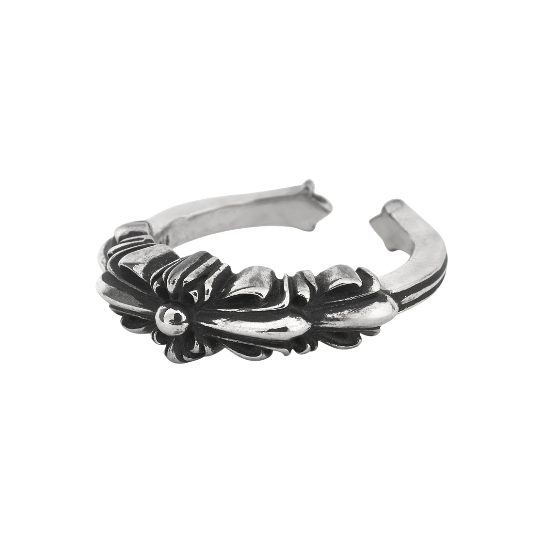 크롬하츠 베이비 클래식 더블 플로럴 링 실버(Chrome Hearts Baby Classic Double Floral Ring Silver) - 2