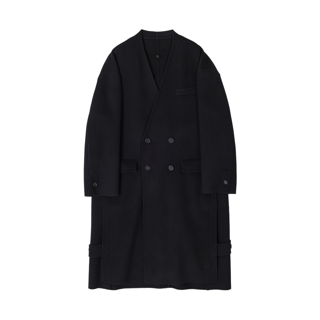 송지오 컬렉션 인터록 핸드메이드 코트 블랙(SONGZIO COLLECTION Interlock Handmade Coat Black) - 3