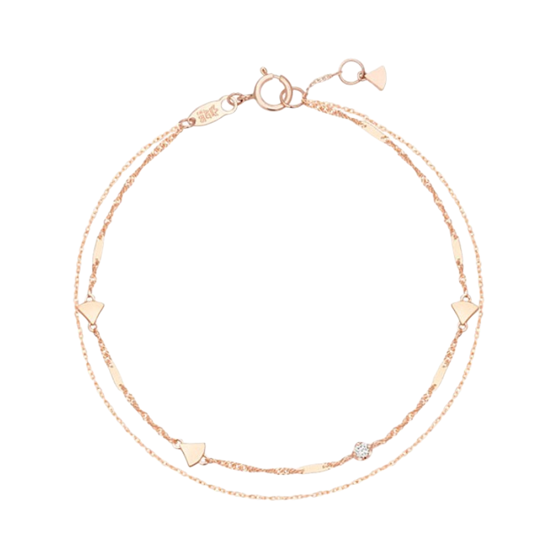 제이에스티나 제이에스티나 MOSAIQUE 14K 팔찌 (JJMSBQ5B8268R47S0)(Jestina Jestina Mosaique 14K 팔찌 (Jjmsbq5B8268R47S0)) - 2