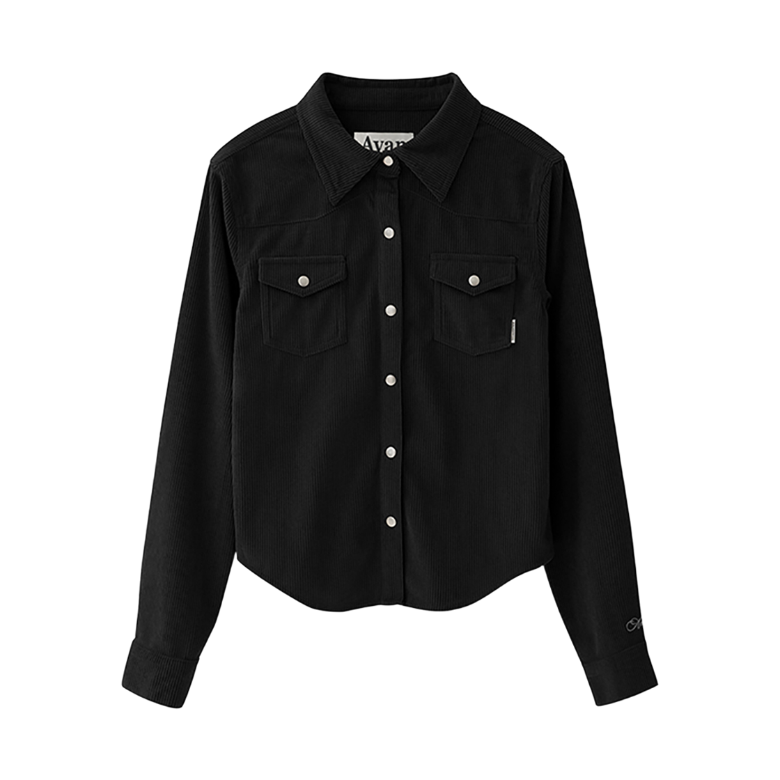어반드레스 하베스트 코듀로이 슬림핏 셔츠 블랙(AVANDRESS Harvest Coduroy Slim Fit Shirt BLACK)