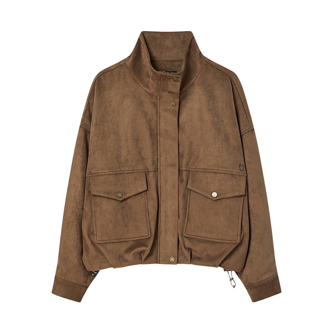 라이프워크 스웨이드 하이넥 볼륨 점퍼_LW263JP717(Lifework Suede High-Neck Volume Jumper_LW263JP717) - 3