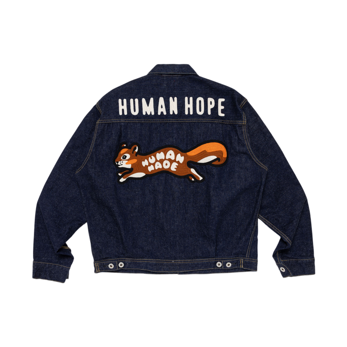 XX31JK001 Human Made Human Hope Denim Work Jacket Indigo