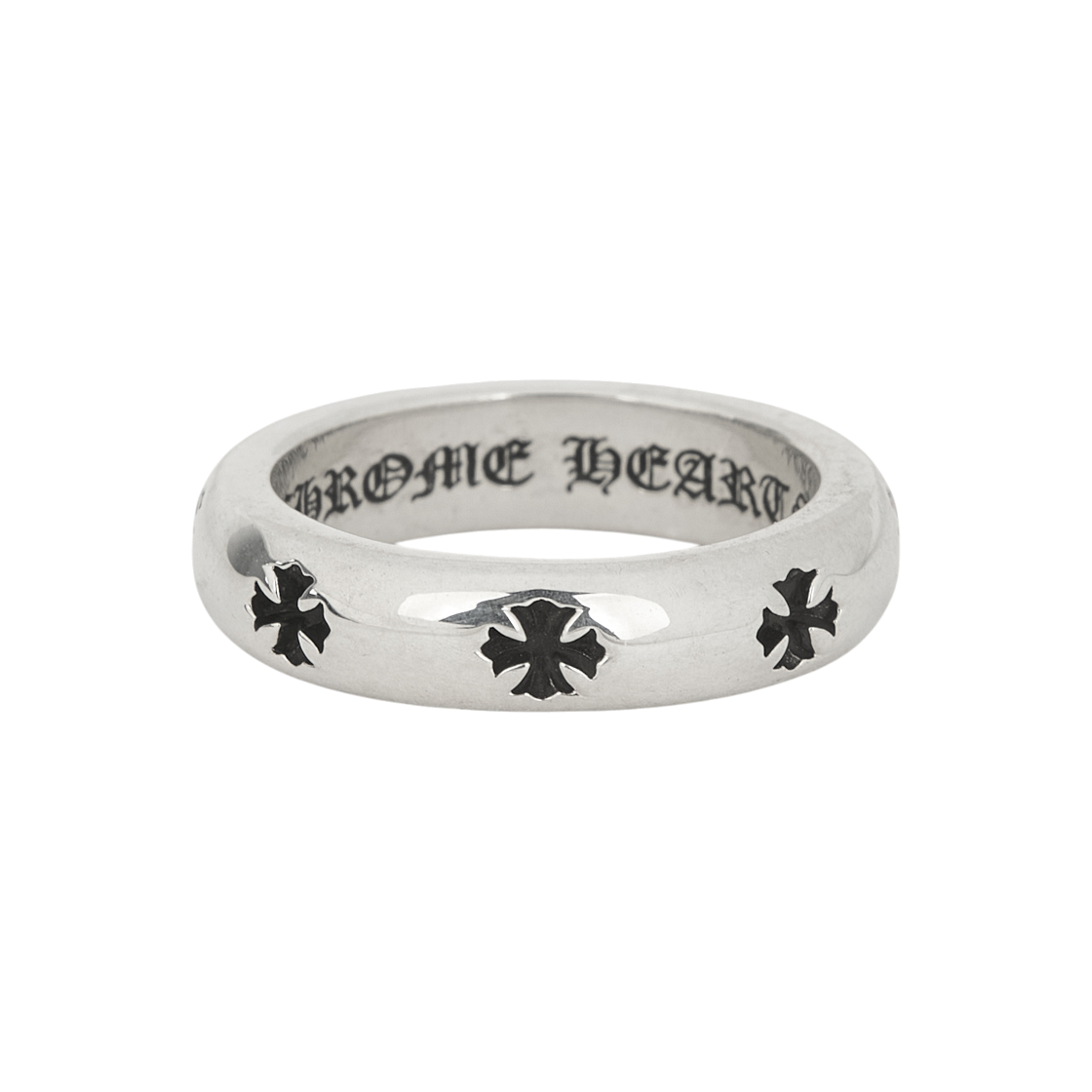 - Chrome Hearts Negative CH Plus Ring Silver