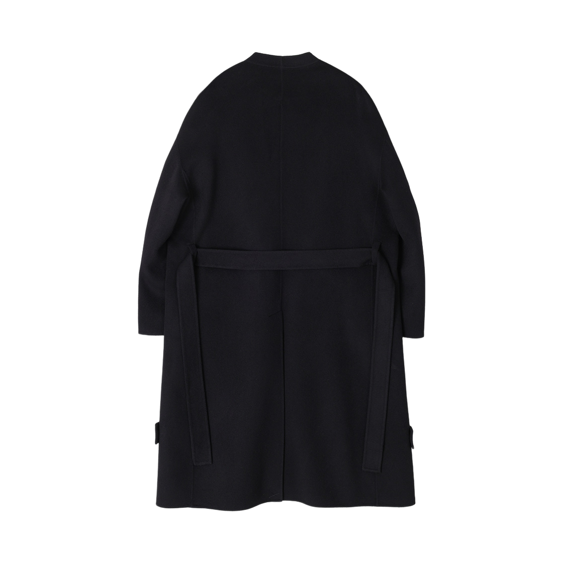 송지오 컬렉션 인터록 핸드메이드 코트 블랙(SONGZIO COLLECTION Interlock Handmade Coat Black) - 4