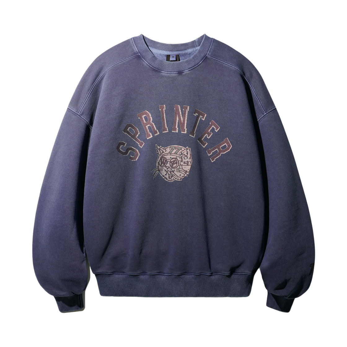 티떠블유엔 스프린터 피그먼트 맨투맨 네이비 HSMT3603(TWN Sprinter Pigment Sweat Shirts Navy HSMT3603)