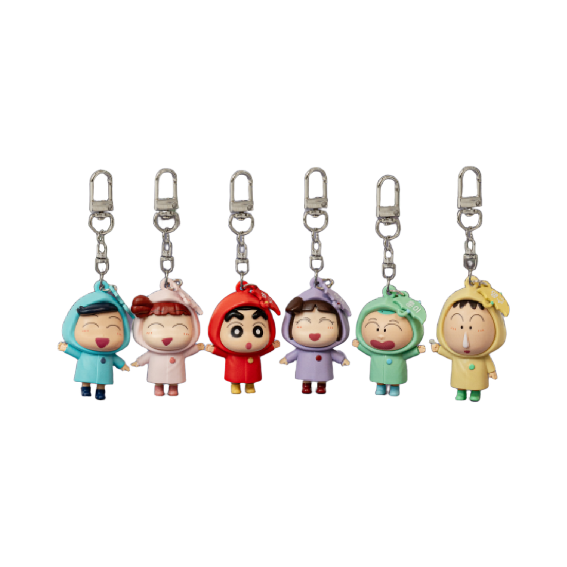 8800368400007 Animore Crayon Shinchan Rain Coat Figure Keyring