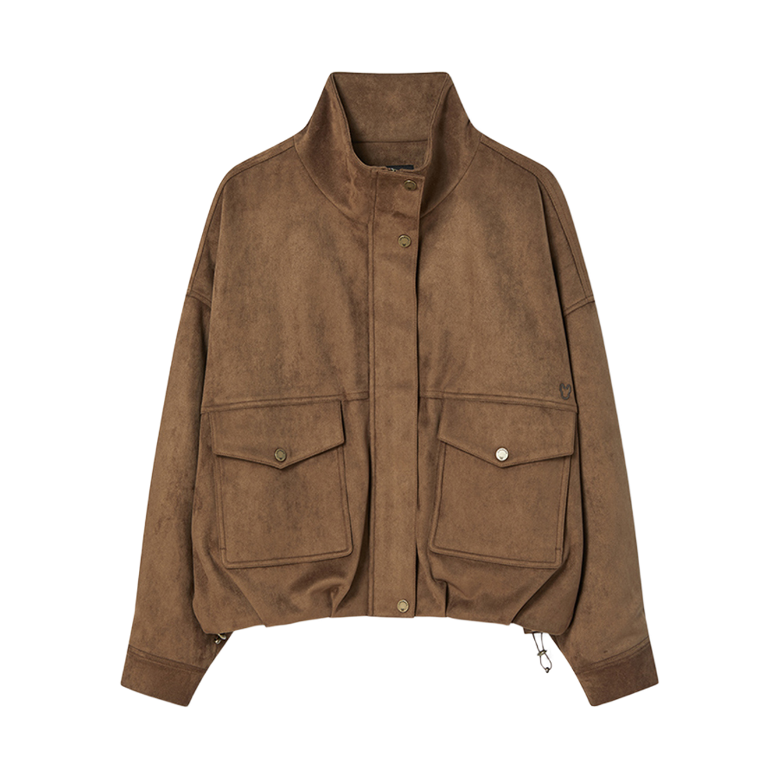 라이프워크 스웨이드 하이넥 볼륨 점퍼_LW263JP717(Lifework Suede High-Neck Volume Jumper_LW263JP717) - 2