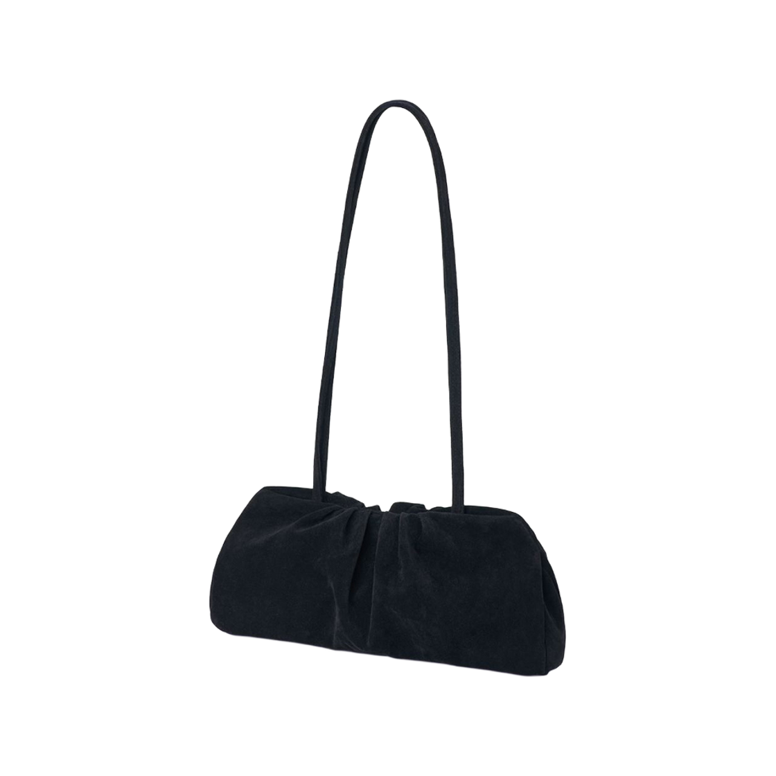 하아카이브 x 유카이브 브리오슈 스웨이드 숄더백 블랙(Hah Archive x Yuchive  Brioche Suede Shoulder Bag Black)
