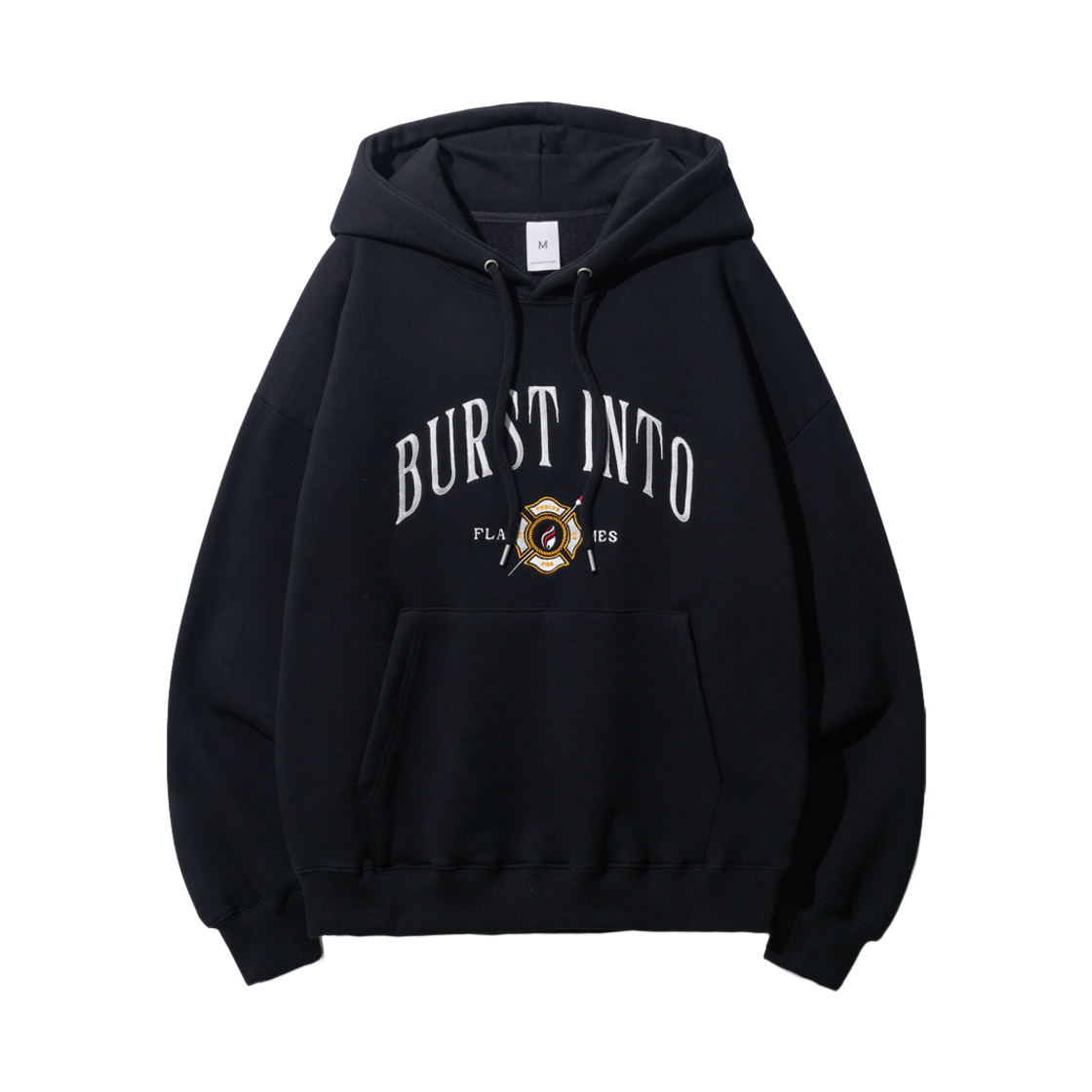 HHHD3454_black_29 TWN Flame Hoodie Black HHHD3454