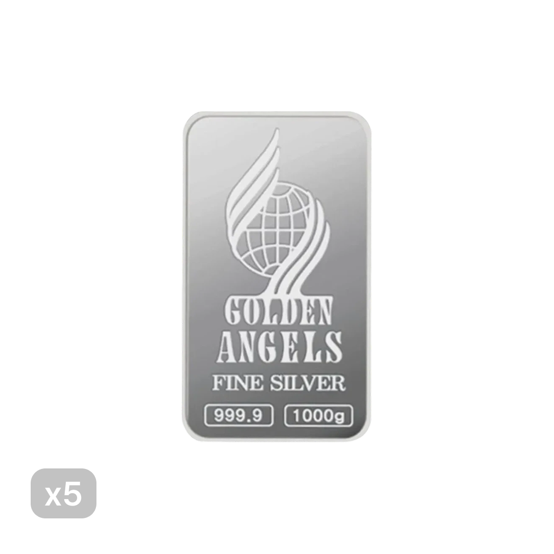 은 골든엔젤 & 독도 & 민족의 혼 & 한국 무역 실버바 999.9 1000g (랜덤 디자인/5개 번들)(Silver Golden Angel & Dokdo & Spirit of Korean & Korea Trade Gold Silver Bar 999.9 1000g (Random Design/Bundle of 5))