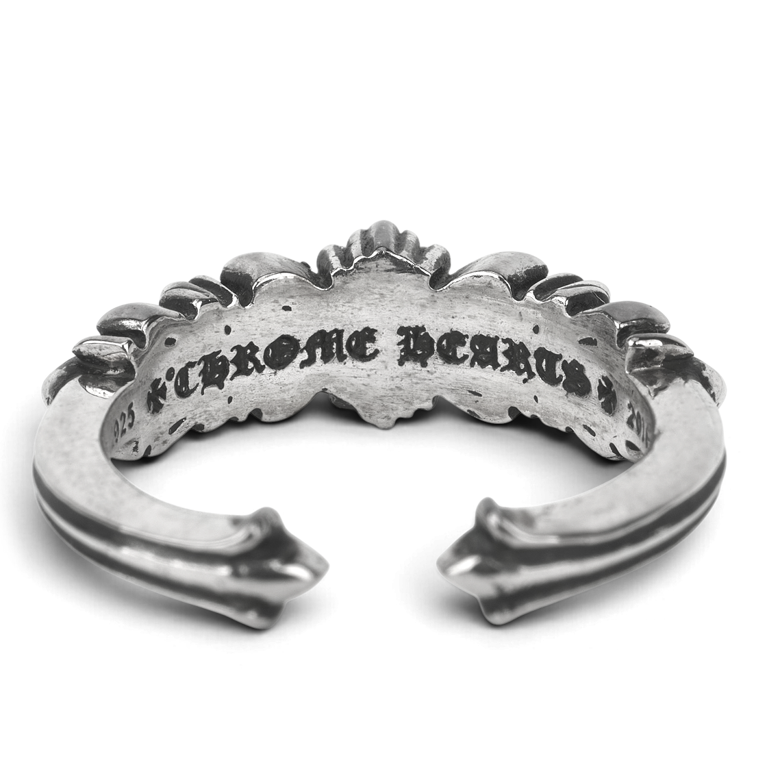 크롬하츠 베이비 클래식 더블 플로럴 링 실버(Chrome Hearts Baby Classic Double Floral Ring Silver) - 5