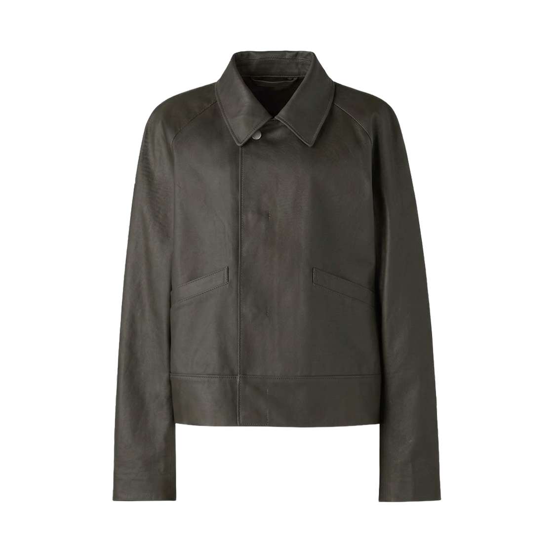 487883-39 (W) Uniqlo U Coating Blouson Dark Brown
