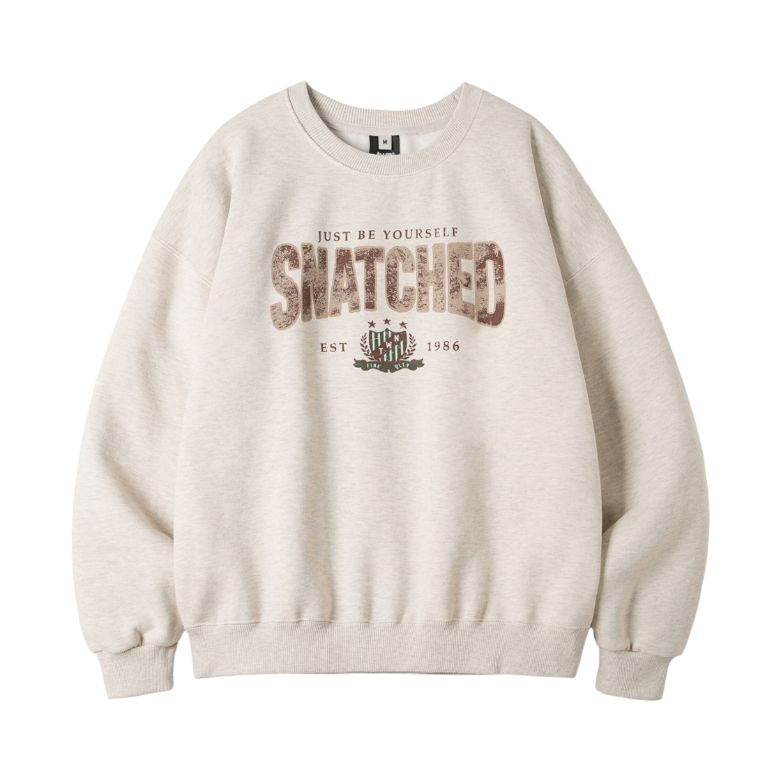 HSMT3628_oatmeal_29 TWN Snatched SweatShirt Oatmeal HSMT3628