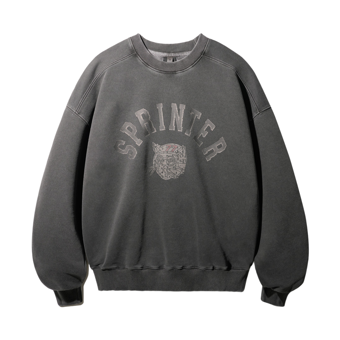 티떠블유엔 스프린터 피그먼트 맨투맨 다크그레이 HSMT3603(TWN Sprinter Pigment Sweat Shirts Darkgray HSMT3603)