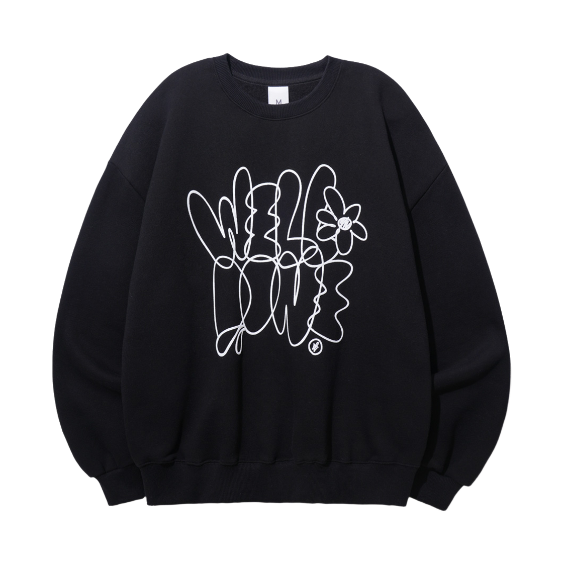 STMT3466_black_29 TWN Welldone Sweat Shirts Black STMT3466
