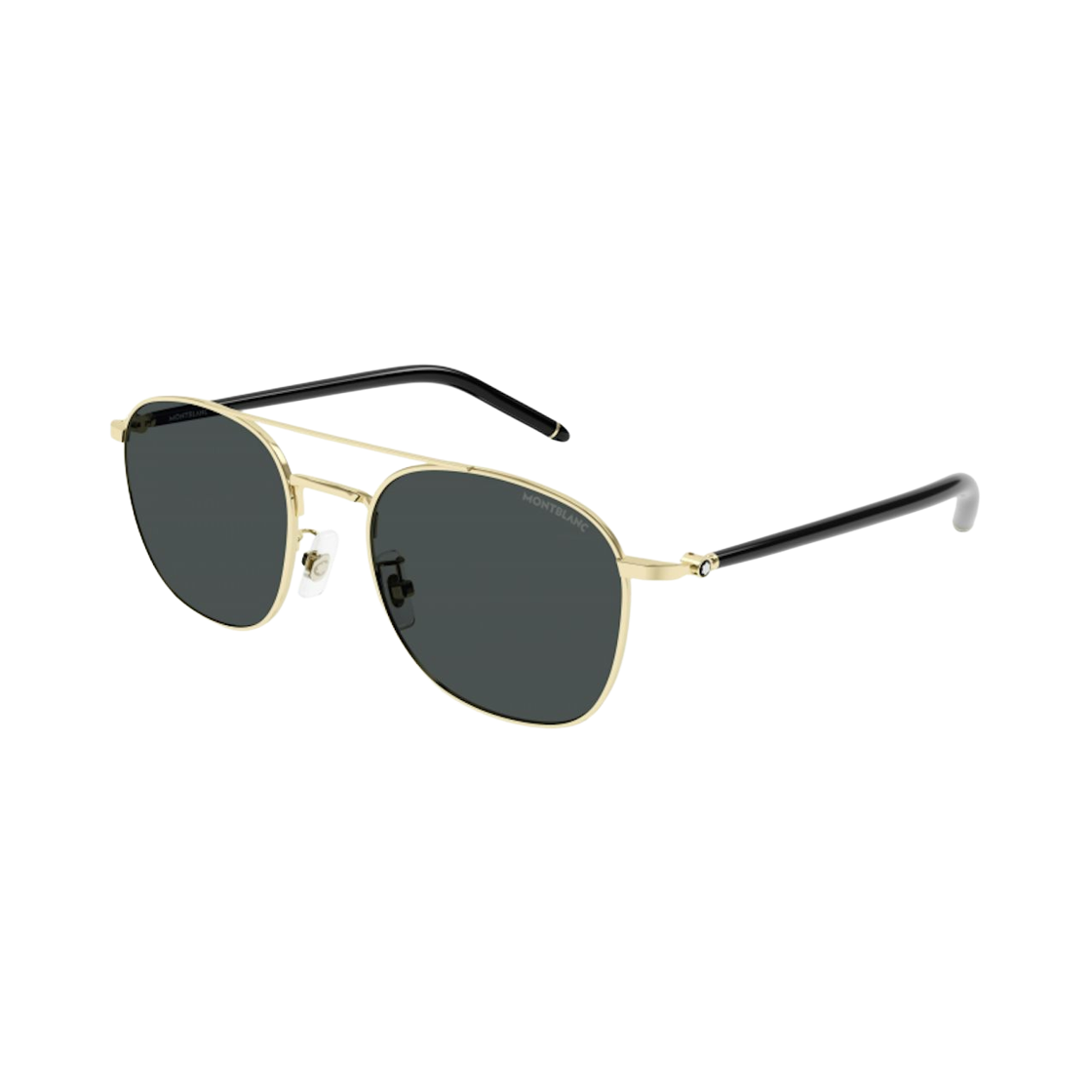 몽블랑 라운드 프레임 메탈 선글라스 골드 그레이(Montblanc Round Frame Metal Sunglasses Gold Grey) - 2