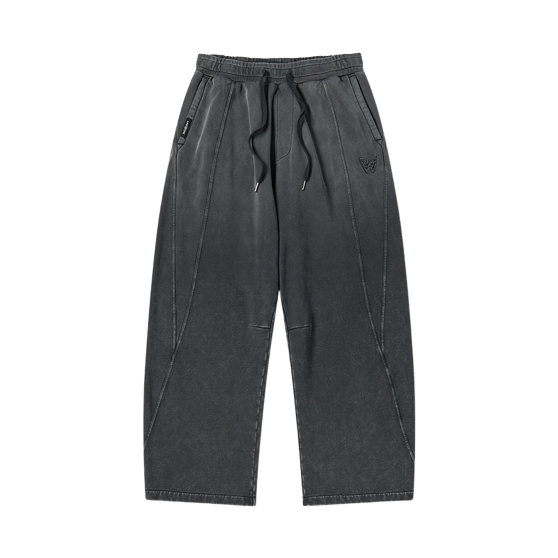 라이프워크 빈티지 데미지 로고 와이드 팬츠_LW263KL308(Lifework Vintage Damage Logo Wide Pants_LW263KL308) - 2