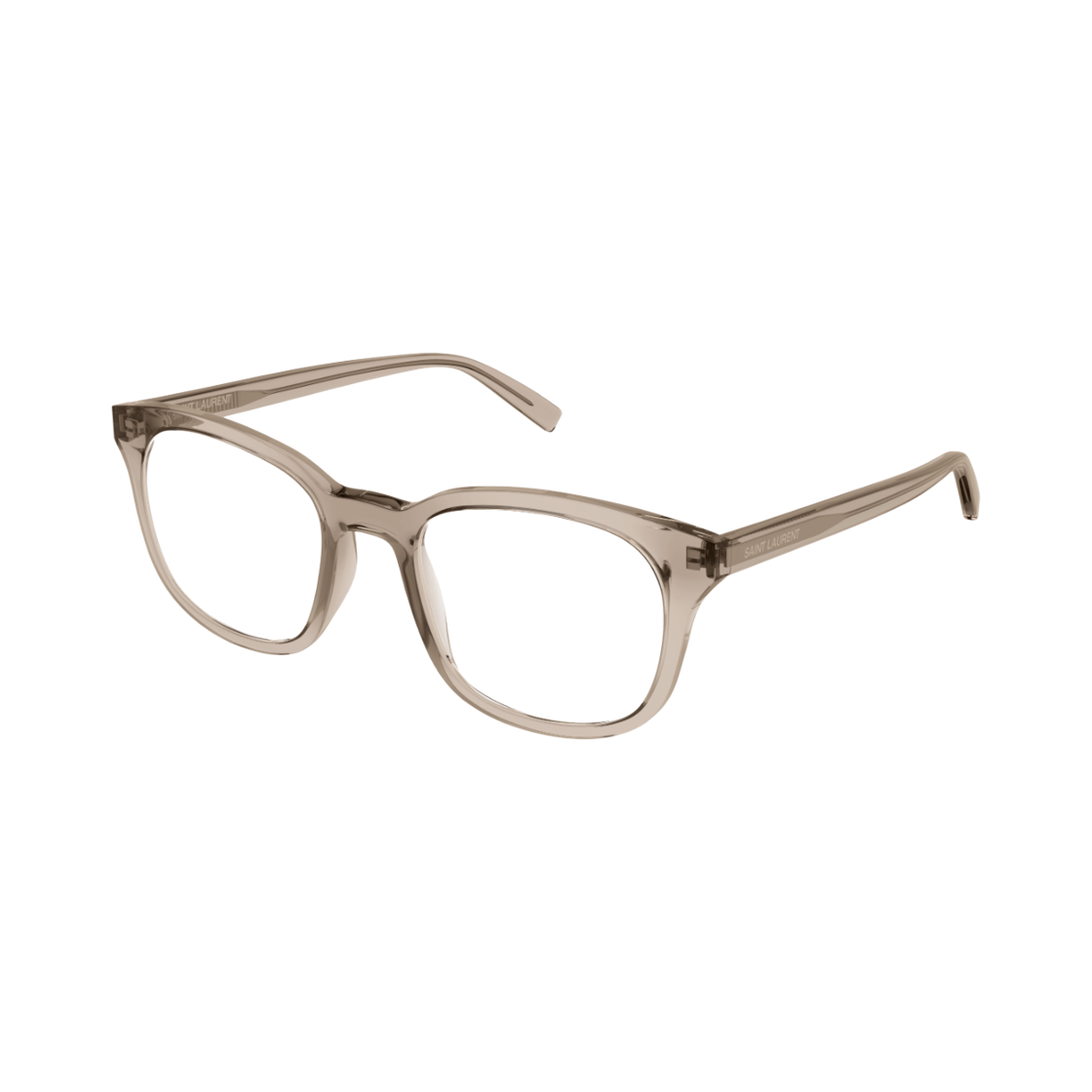 생로랑 SL 459 글라스 샤이니 트랜스패런트 라이트 브라운(Saint Laurent SL 459 Glasses Shiny Transparent Light Brown) - 2