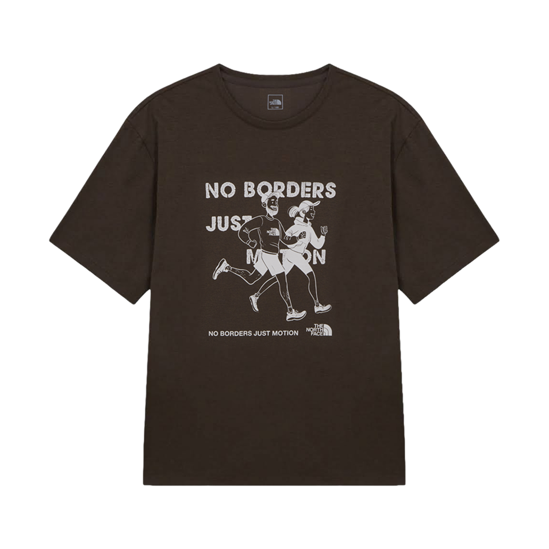 NT7US85B The North Face No-Borders S/S R/T-Shirt 2 Coffee Brown - 26FW