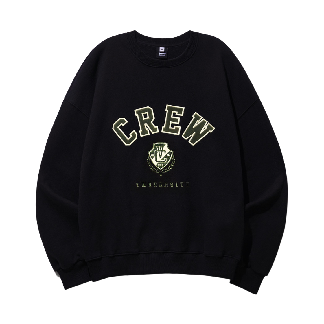 EYMT3406_black_29 TWN City Crew Sweat Shirts Black EYMT3406