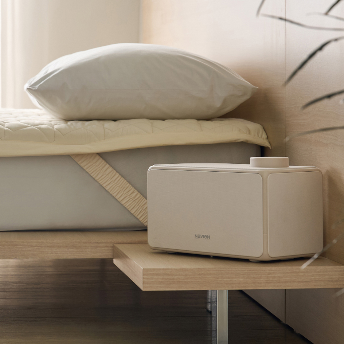 경동나비엔 AI 숙면매트 온수매트 슬림형 퀸 코튼 블렌드 라이트베이지 EMW721-QS(Kyungdong Navien AI Sleep Mat Heated Mattress Pad Slim Cotton Blend Light Beige EMW721-QS) - 5