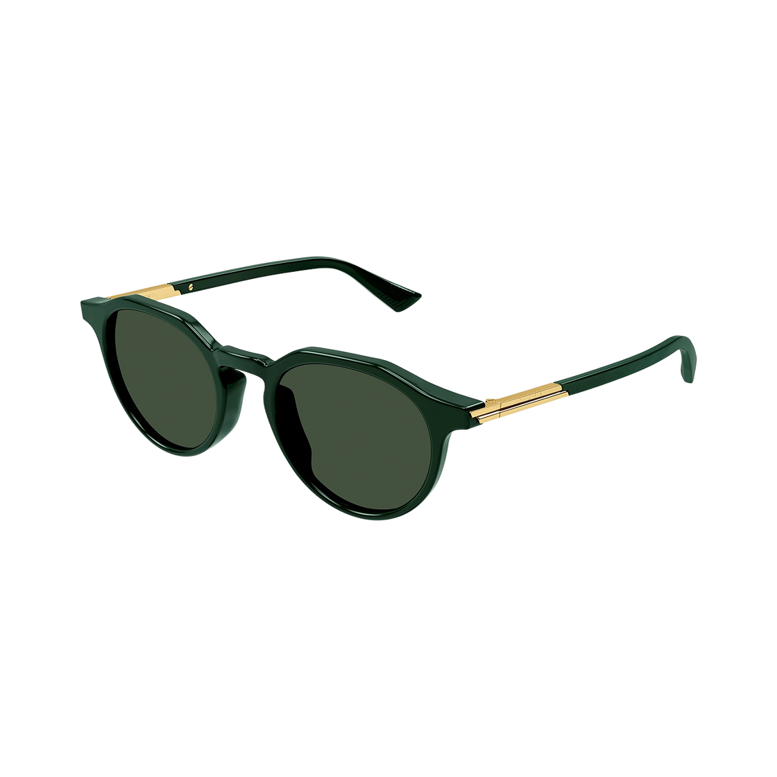 보테가 베네타 라운드 아세테이트 선글라스 그린(Bottega Veneta Round Acetate Sunglasses Green) - 2