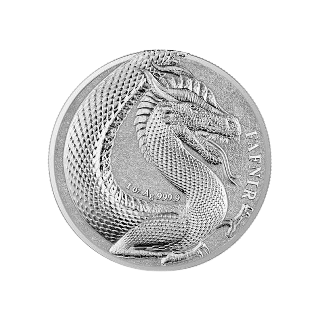 은 게르마니아 민트 2020 게르마니아 비스트 파프니르 코인 1온즈(Silver Germania Mint 2020 Germania Beasts Fafnir Coin 1 oz)