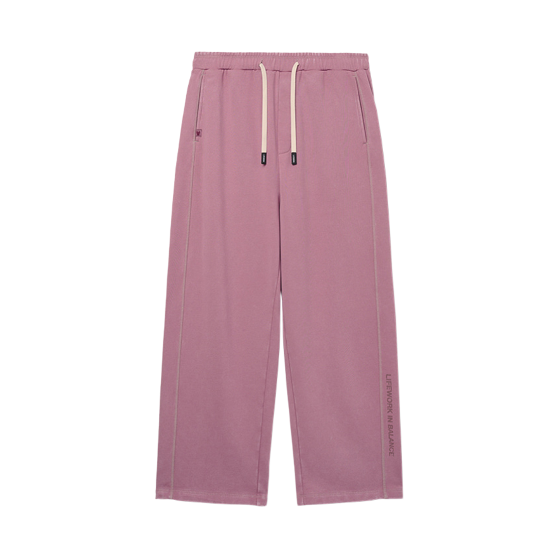 LW263KL701 Lifework LW2 Vintage Stitch Crack Logo Curved Pants_LW263KL701