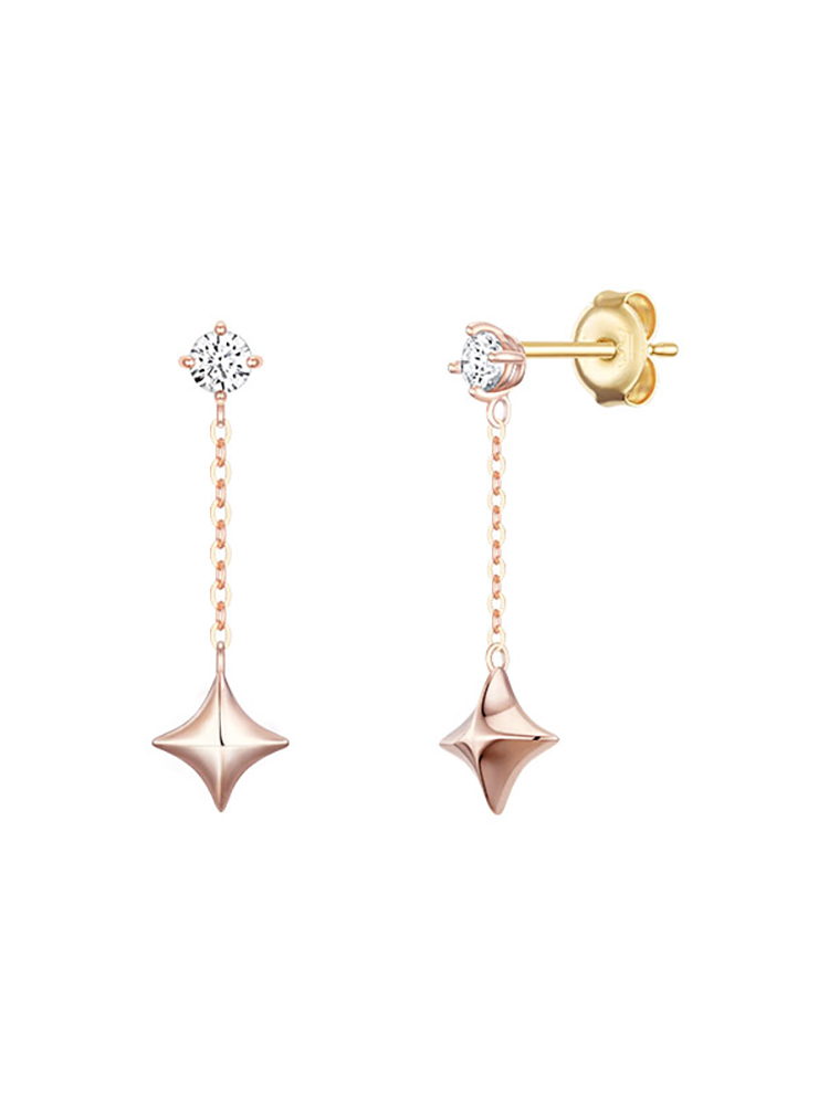 제이에스티나 CELESTIA 14K 귀걸이 (JJCTEQ5BV760R40A0)(Jestina Celestia 14K 귀걸이 (Jjcteq5Bv760R40A0)) - 3