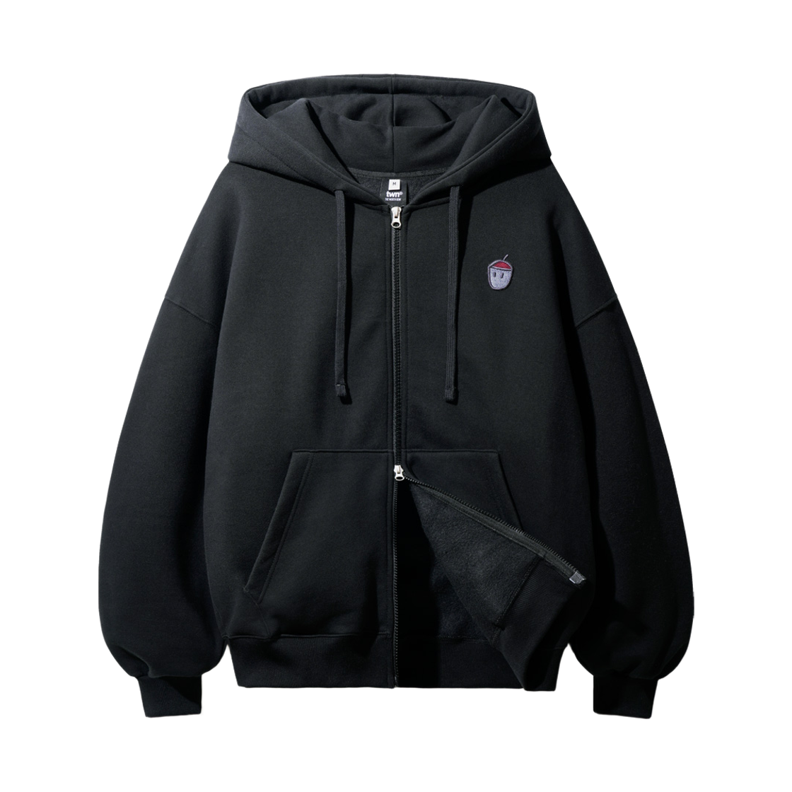 JYHD3591_black_29 TWN Acorn Hoodie Zipup Black JYHD3591