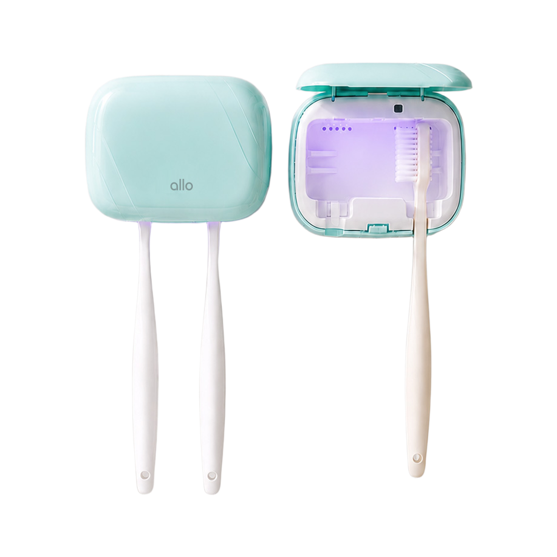 알로코리아 칫솔살균기 UV-C 무선 휴대용 벽걸이형 칫솔걸이 ATS2G(AlloKorea Toothbrush Sterilizer UV-C Wireless Portable Wall-mounted toothbrush holder ATS1G)