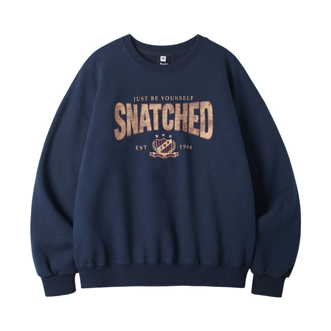 HSMT3628_navy_29 TWN Snatched SweatShirt Navy HSMT3628