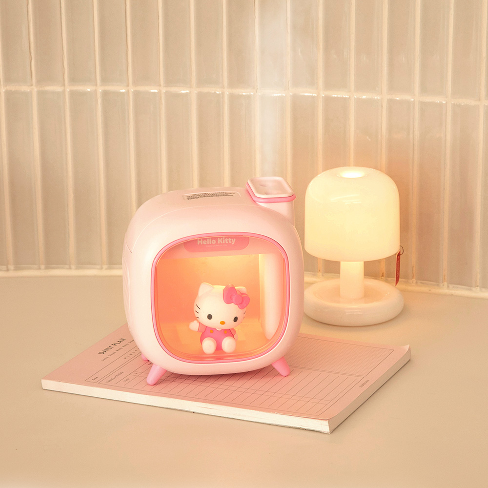 로이체 산리오 캐릭터즈 피규어 무드등 충전식 초음파 저소음 듀얼 가습기(Royche Sanrio Characters Figure Rechargeable Ultrasonic Low Noise Dual Humidifier Mood Light) - 4