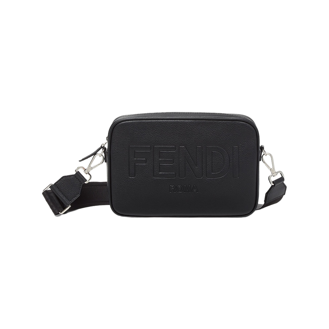 7M0286AMACF0GXN Fendi Romano Camera Case Leather Bag Black