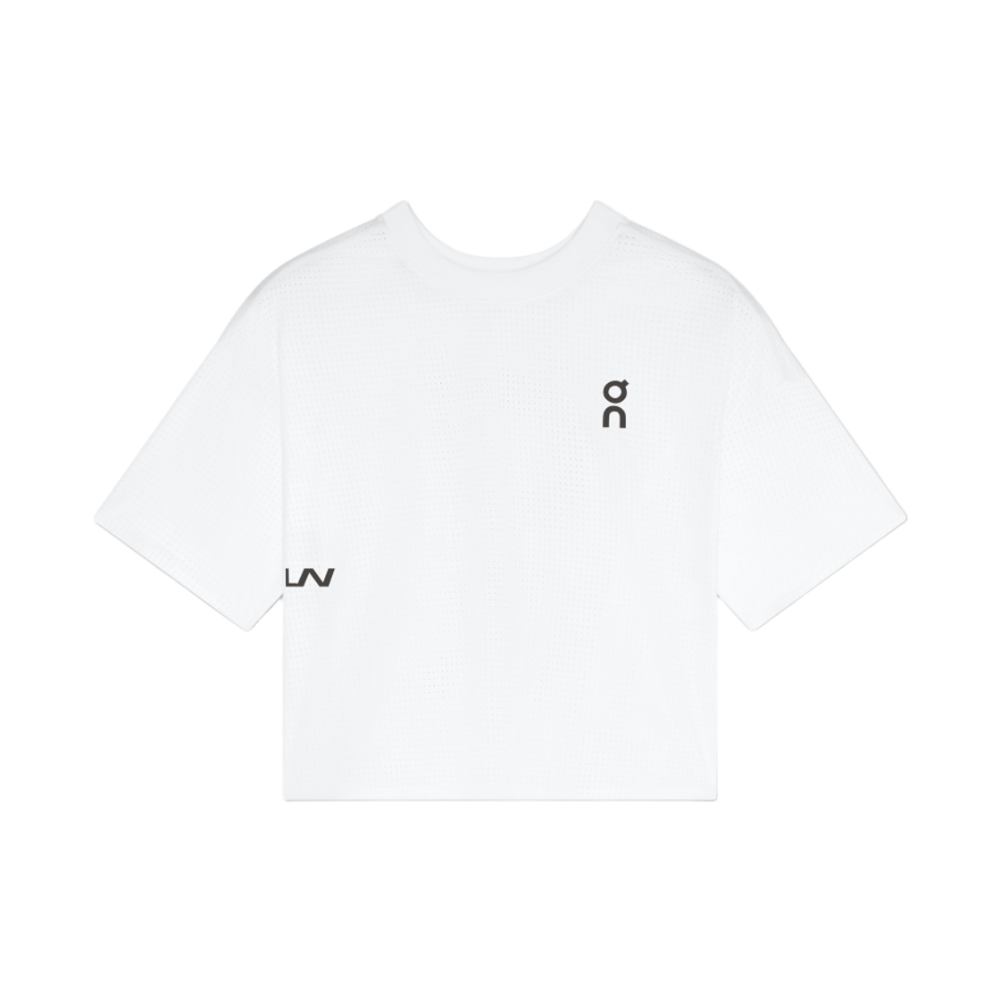 1UG30050069 On Running Cropped Run T-Shirt LN1 White