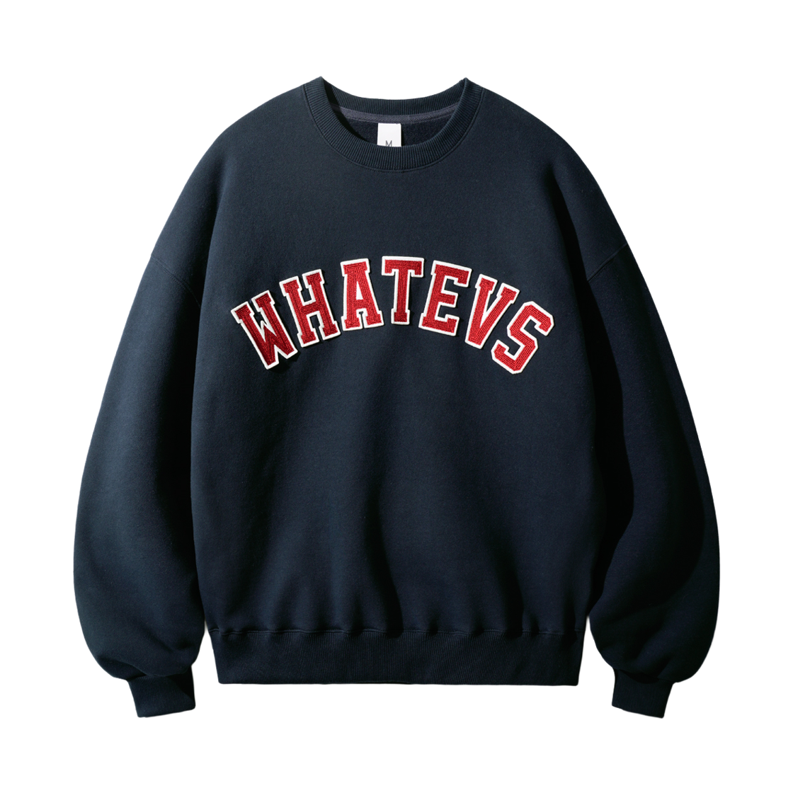 HHMT3522_navy_29 TWN Whatevs Sweat Shirts Navy HHMT3522