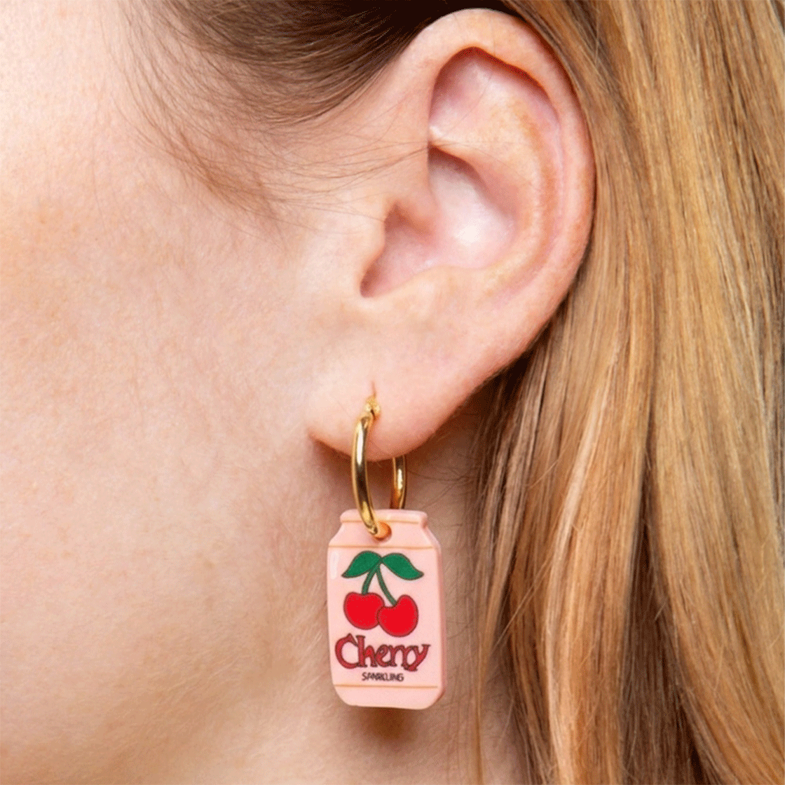 잇마이삭스 Cherry Soda 체리소다 귀걸이(Eat My Socks Cherry Soda Earring) - 3