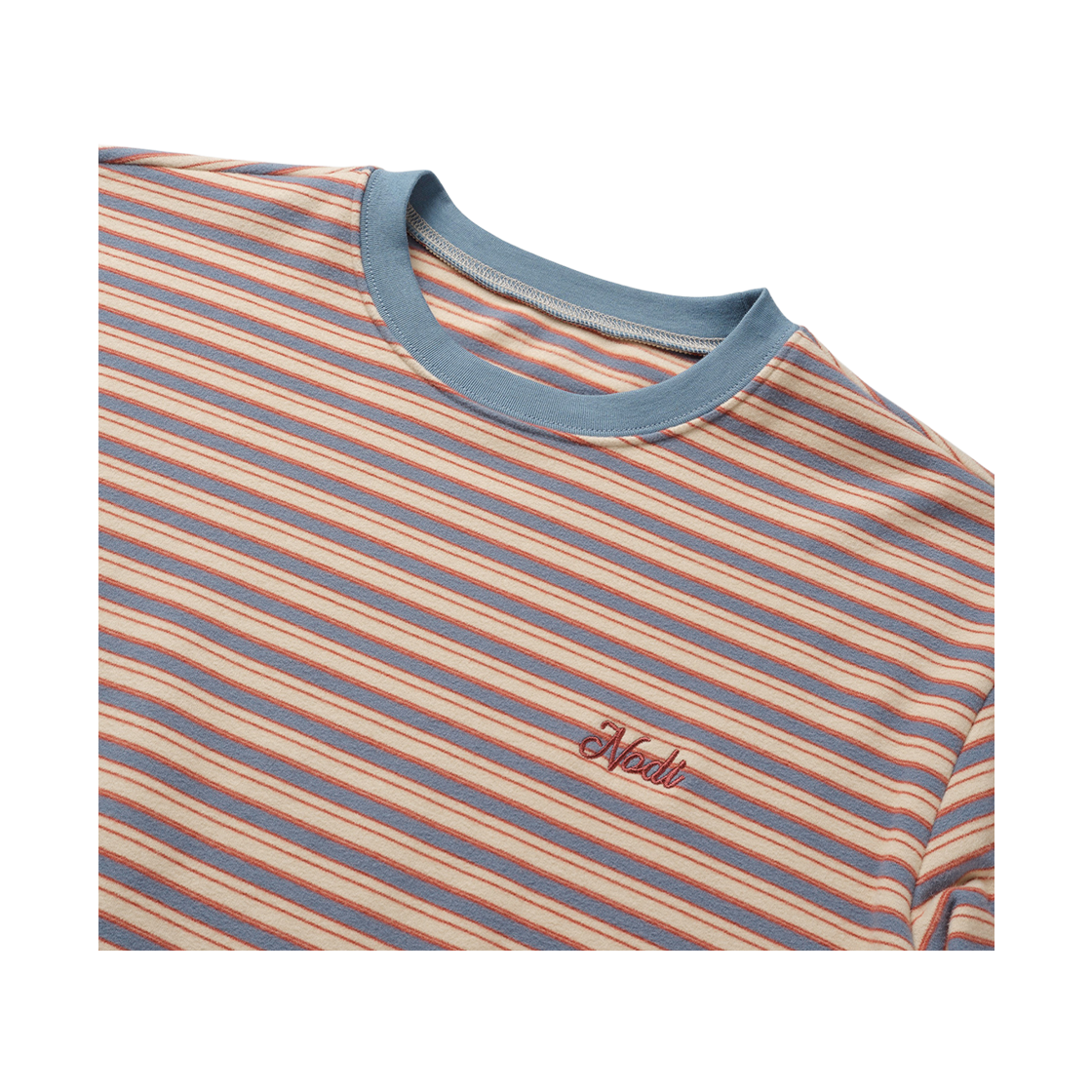 노디 멀티 스트라이프 플리스 롱슬리브 오렌지(NODI Multi Stripe Fleece Long Sleeve Orange) - 3