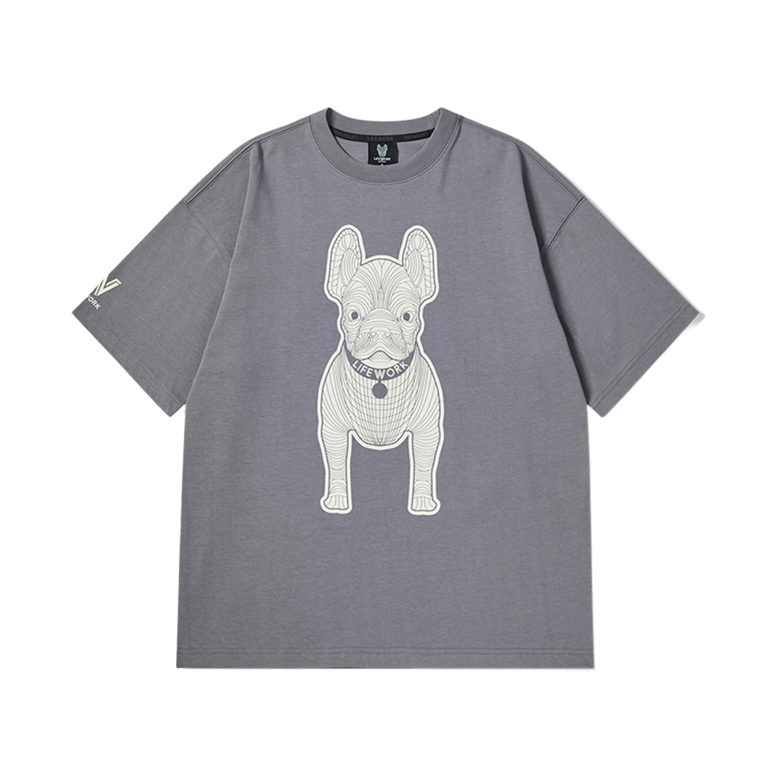 라이프워크 뉴 라독 프린팅 반팔 티셔츠_LW265TS982(Lifework New Radog Printed Short-Sleeve T-Shirt_LW265TS982) - 2