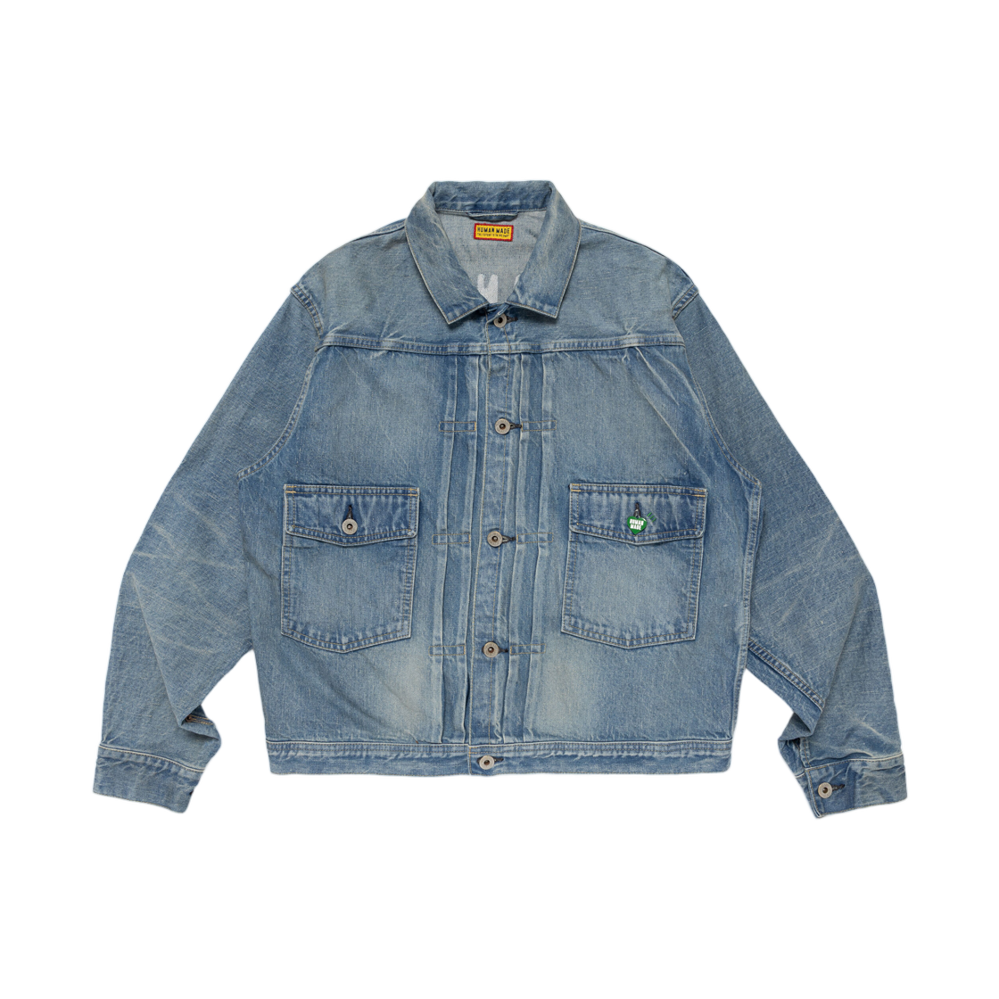 휴먼 메이드 휴먼 호프 데님 워크 자켓 인디고(Human Made Human Hope Denim Work Jacket Indigo) - 2