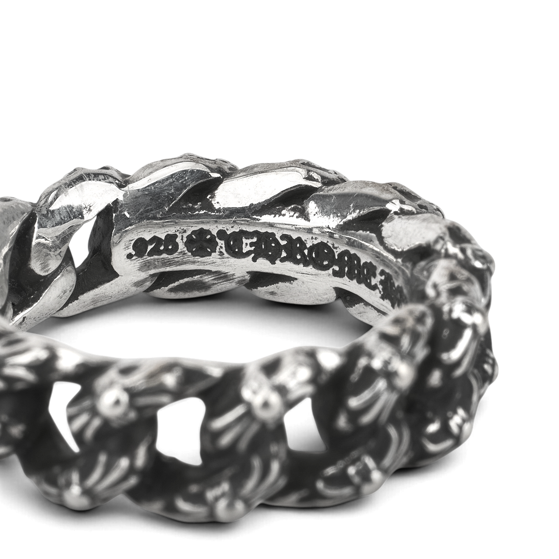 크롬하츠 엑스트라 팬시 스몰 링 실버(Chrome Hearts Extra Fancy Small Ring Silver) - 4
