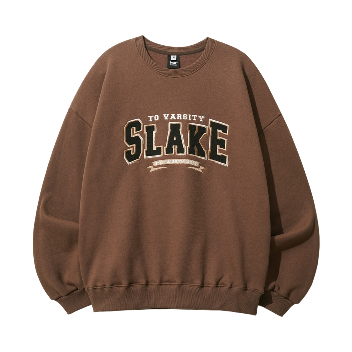 HHMT3469_brown_292 TWN Slake Sweat Shirts Brown HHMT3469