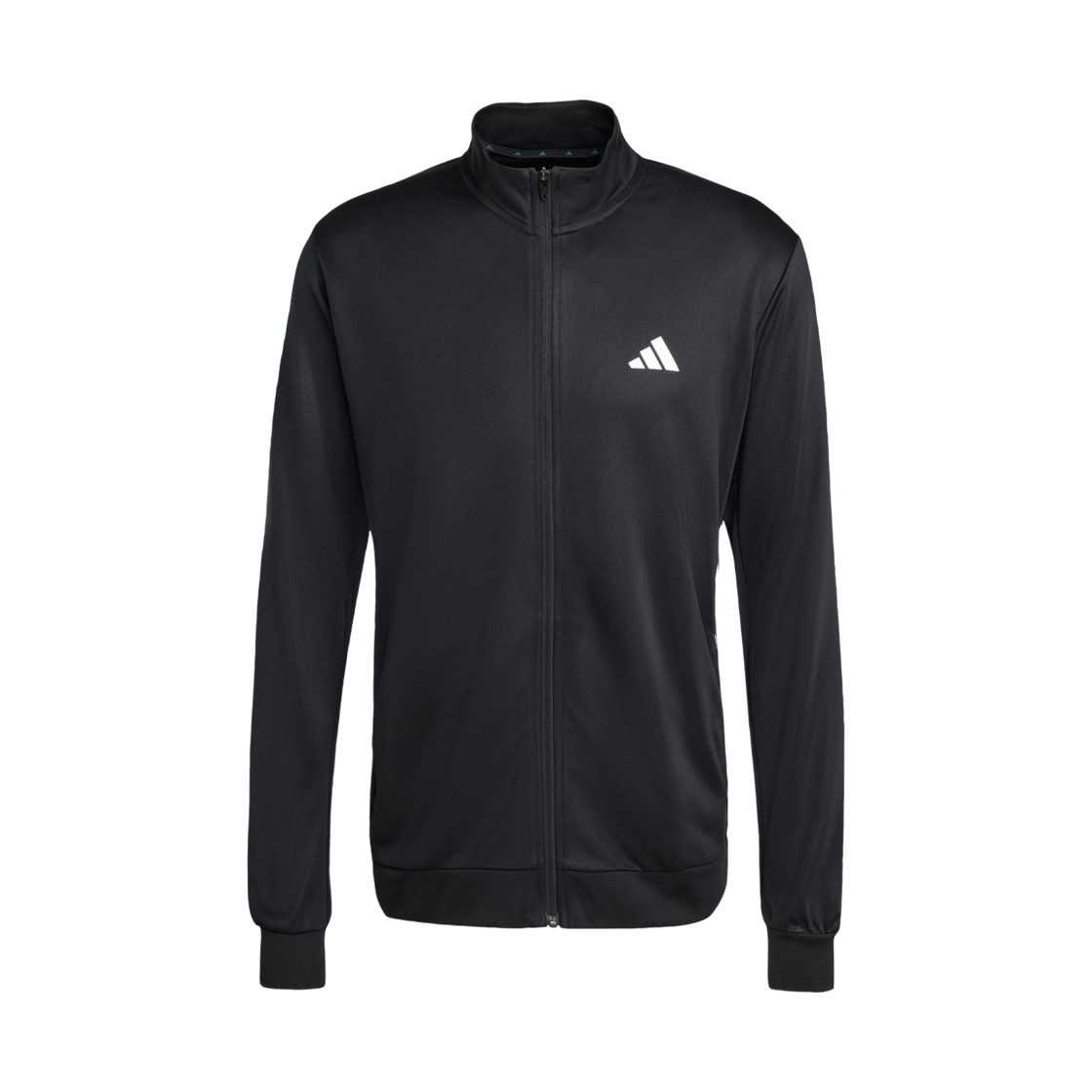 KA3481 Adidas Workout Essentials All-Set 3-Stripes Knit Track Top Black White - KR Sizing