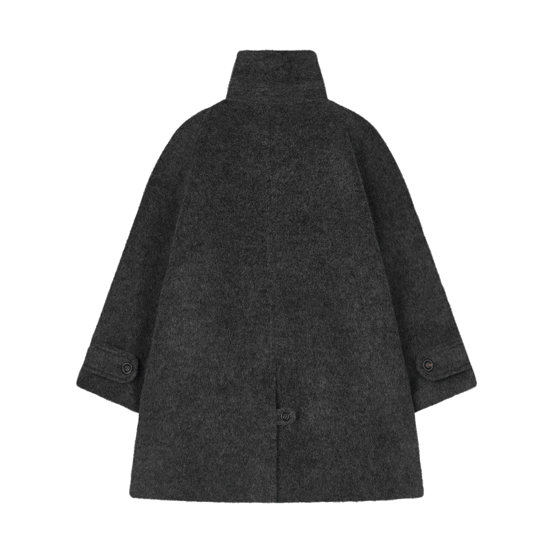 에핑글러 우먼 모헤어 하프 코트 차콜 - 26FW(Epingler Women Mohair Half Coat Charcoal- 26FW) - 2