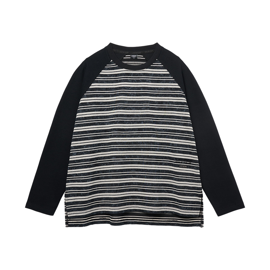 LW263TL704 Lifework Vintage Stripe Raglan Long Sleeve T-shirt_LW263TL704
