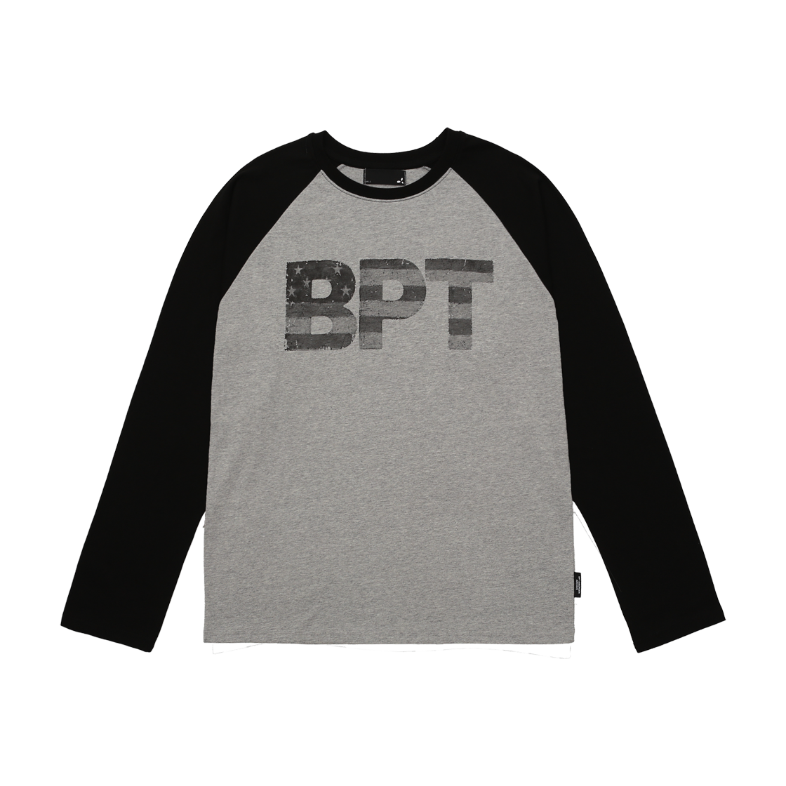 비피투디스오더 USA 래글런 롱 슬리브 티셔츠 블랙(BP2DISORDER USA Flag Raglan Long Sleeve T-Shirt Black) - 1